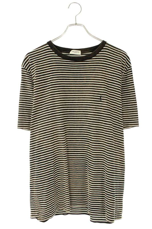Saint Laurent Paris 644058 Ybyq2 Bleached Border T-shirt Men's L