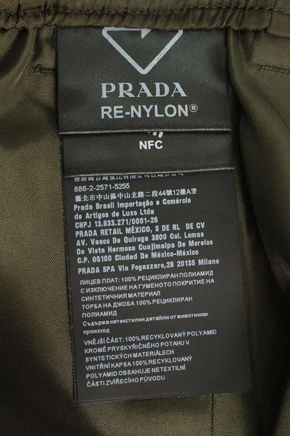 Prada Sph156 S212 1WQ8 Re-nylon Triangle Logo Plate Bermuda Cargo Half Pants