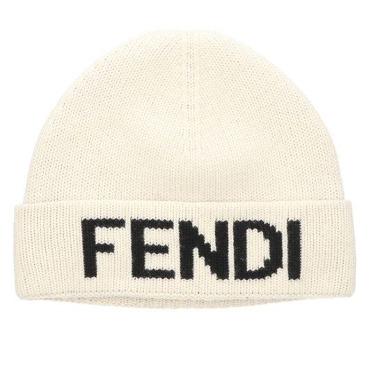 Fendi Logo Beanie Knit Cap Men's