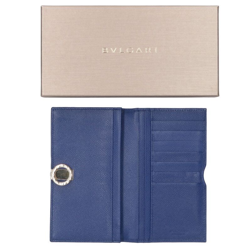 Bulgari Bee Zero One Leather Bifold Long Wallet For Men