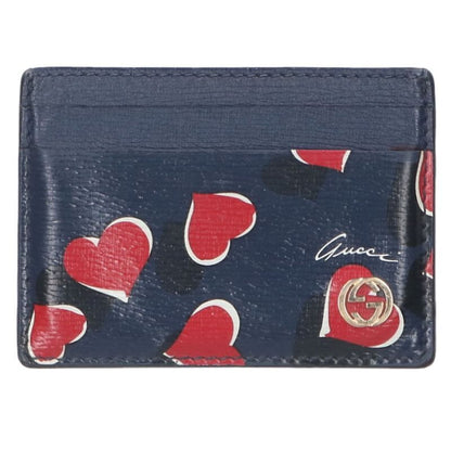 Gucci Interlocking Heart Print Card Case Men's