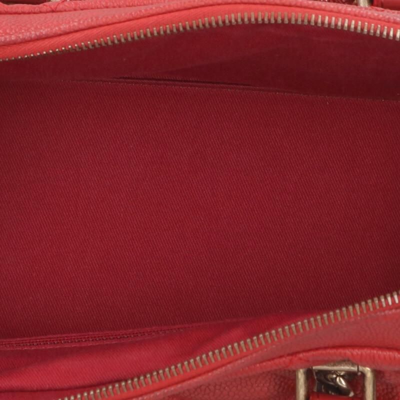 Chanel Matelasse Caviar Skin Beau Ring Handbag Women