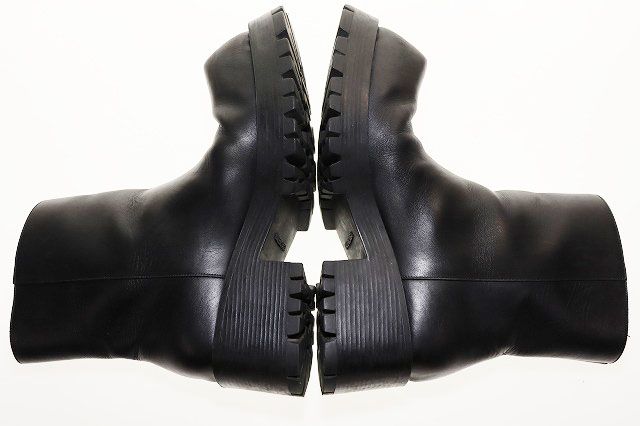 Balenciaga Trooper BOOT Black 27.5cm (10.83in) 678414 Leather Trooper Boots