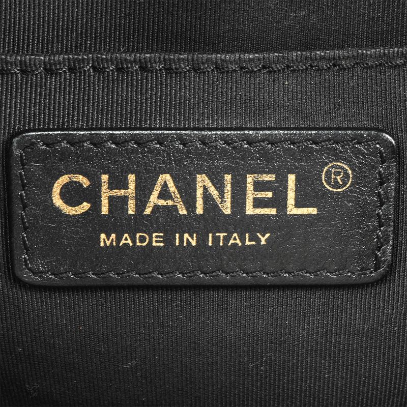 Chanel Matelasse Chain Shoulder Bag Leather Black 8 Digits 27s Coco Mark