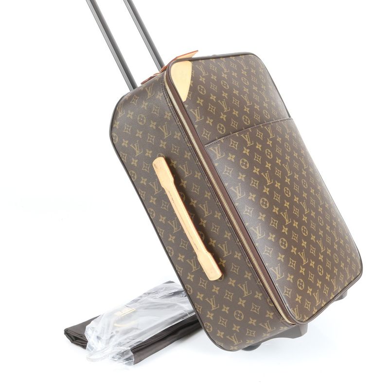 Louis Vuitton Monogram Pegas 55 M23294 Leather Suitcase Carry Bag Travel
