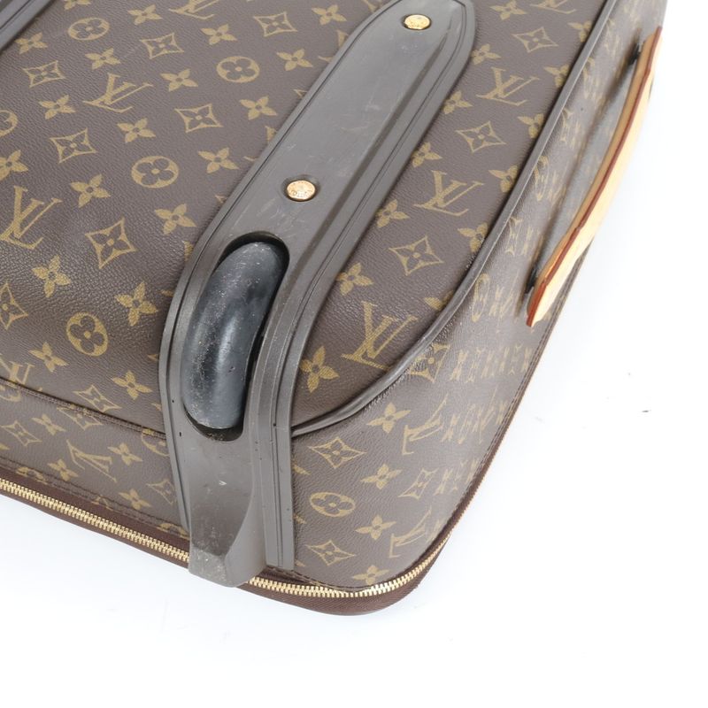 Louis Vuitton Monogram Pegas 55 M23294 Leather Suitcase Carry Bag Travel