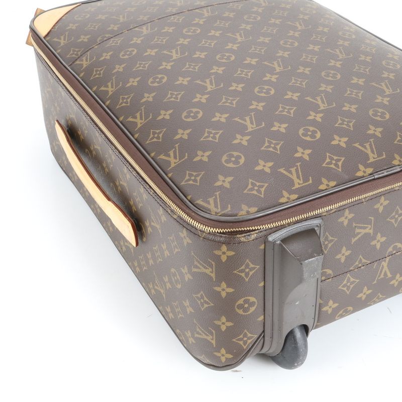 Louis Vuitton Monogram Pegas 55 M23294 Leather Suitcase Carry Bag Travel