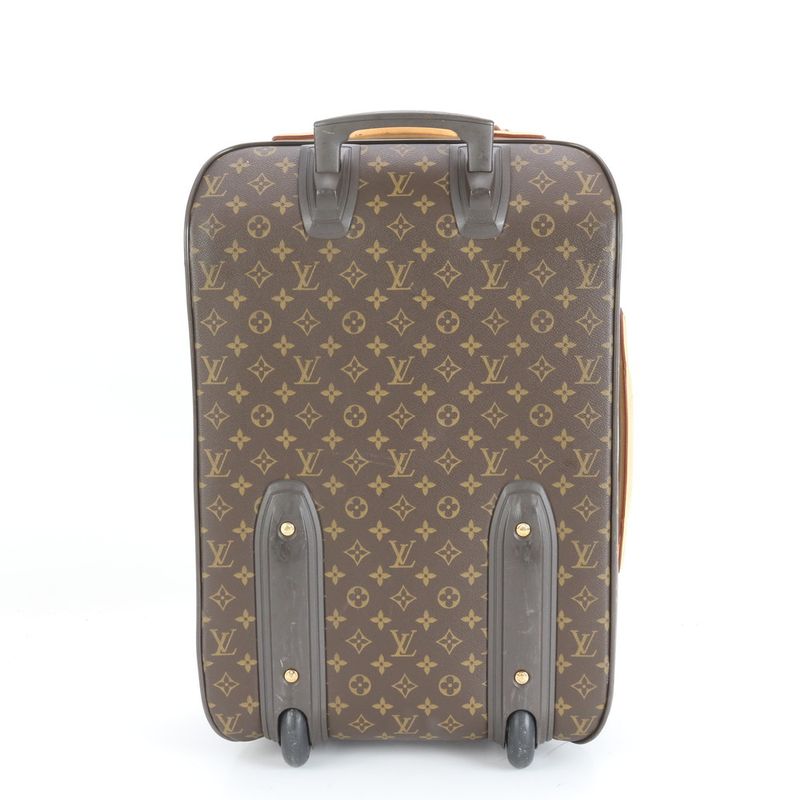 Louis Vuitton Monogram Pegas 55 M23294 Leather Suitcase Carry Bag Travel