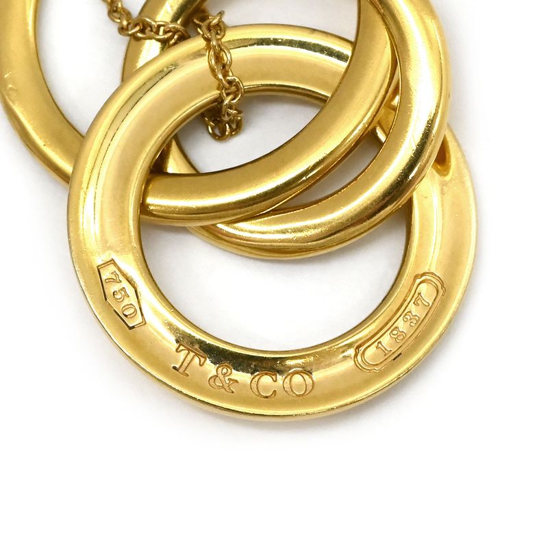 Tiffany & Co Tiffany & Co Necklace Triple Circle Necklace 18k Yellow Gold