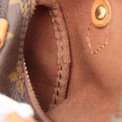 Louis Vuitton Monogram Mini Speedy M41534 Leather Handbag Genuine Leather