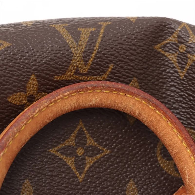 Louis Vuitton Monogram Mini Speedy M41534 Leather Handbag Genuine Leather