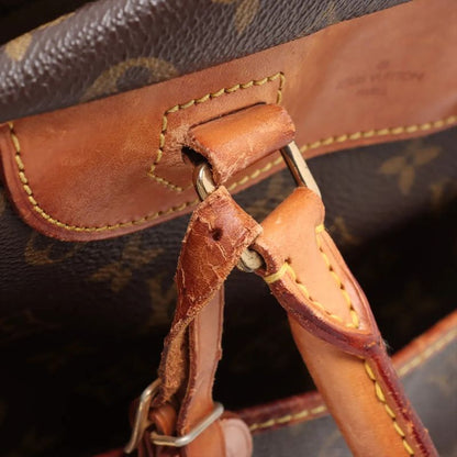 Louis Vuitton Monogram Deauville M47270 Leather Boston Bag Business Travel Tote