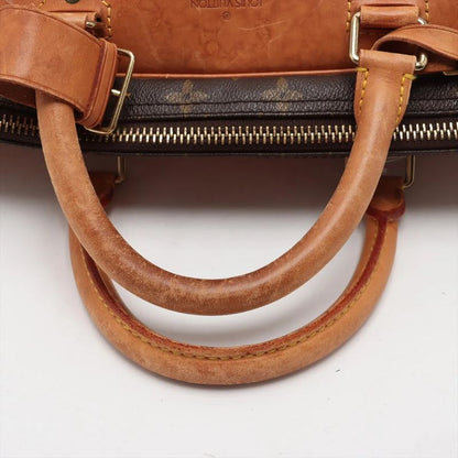 Louis Vuitton Monogram Evasion M41443 Leather Boston Bag Business Travel Tote