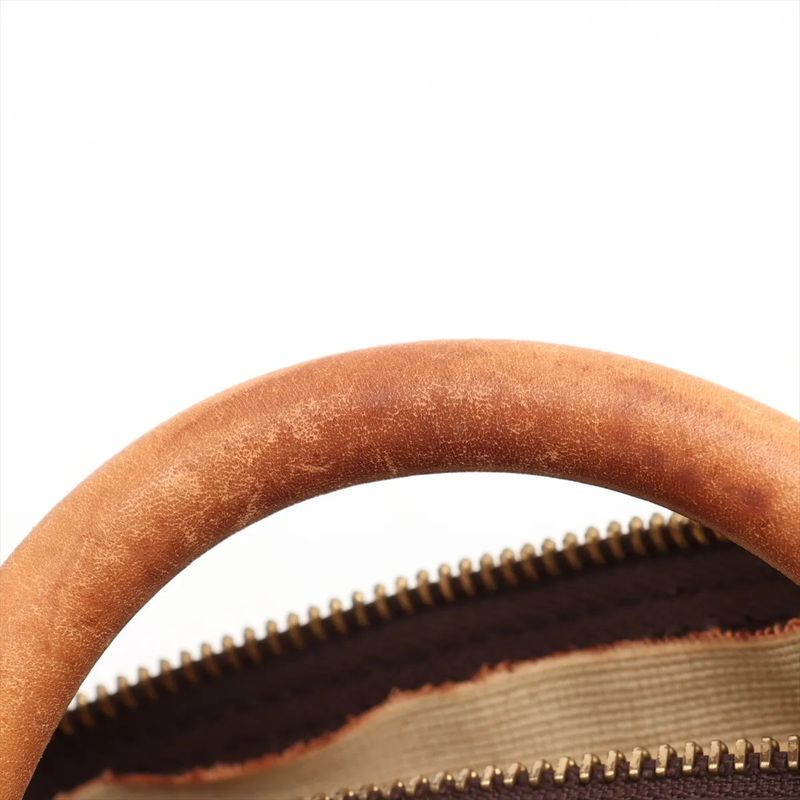 Louis Vuitton Monogram Evasion M41443 Leather Boston Bag Business Travel Tote