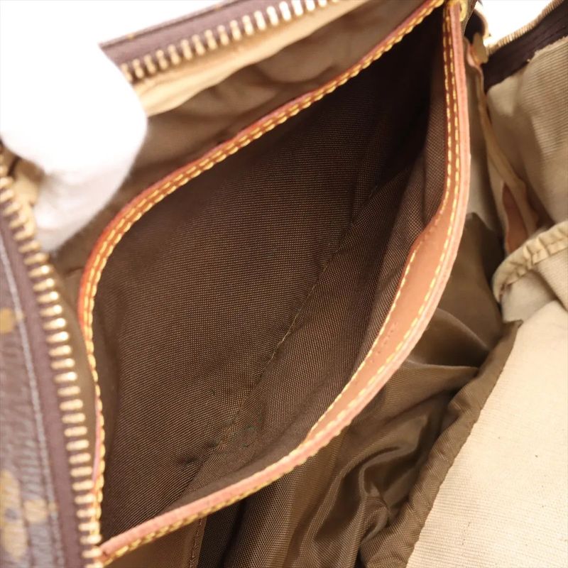 Louis Vuitton Monogram Evasion M41443 Leather Boston Bag Business Travel Tote