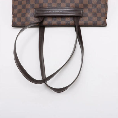 Louis Vuitton Damier Parioli PM N51123 Leather Tote Bag Shoulder Hand A4 Ladies