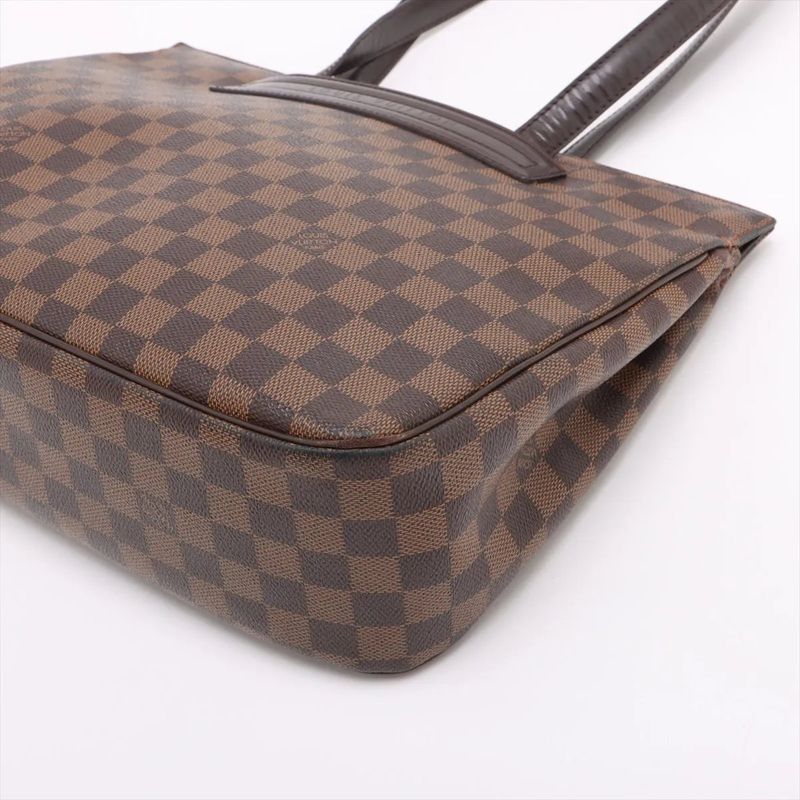 Louis Vuitton Damier Parioli PM N51123 Leather Tote Bag Shoulder Hand A4 Ladies