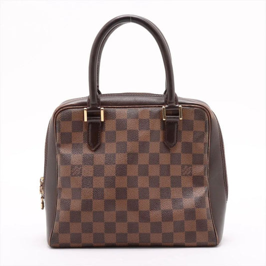 Louis Vuitton Damier Brera N51150 Leather Handbag Tote Genuine Leather Brand