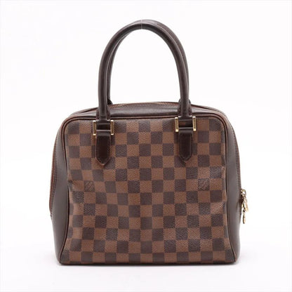 Louis Vuitton Damier Brera N51150 Leather Handbag Tote Genuine Leather Brand