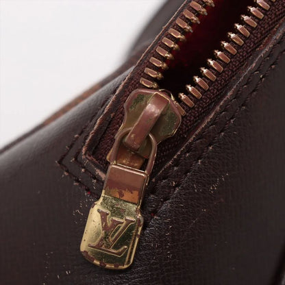 Louis Vuitton Damier Brera N51150 Leather Handbag Tote Genuine Leather Brand