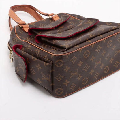 Louis Vuitton Monogram Exantricite M51161 Leather Handbag Tote Genuine Leather