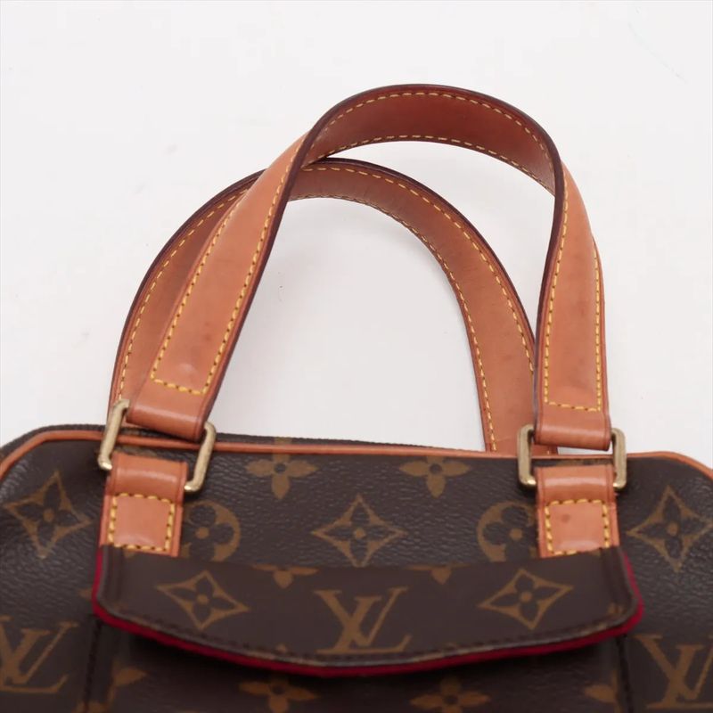 Louis Vuitton Monogram Exantricite M51161 Leather Handbag Tote Genuine Leather
