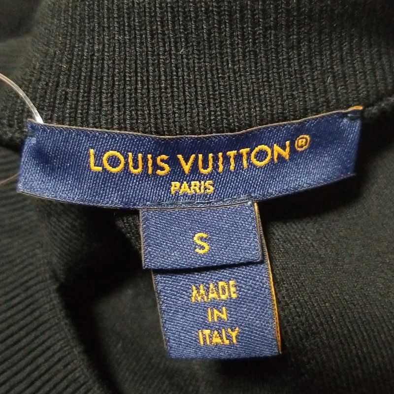 Louis Vuitton Short Sleeve T-shirt Size S Men's - Rw242ww LEU Frts21 Black Crew