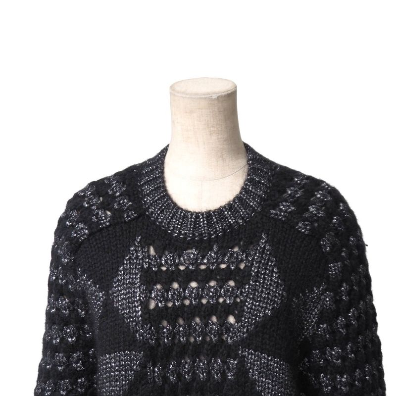 Saint Laurent Paris Sweater Size XS Knit Moheya Blend Alpaca Blend All
