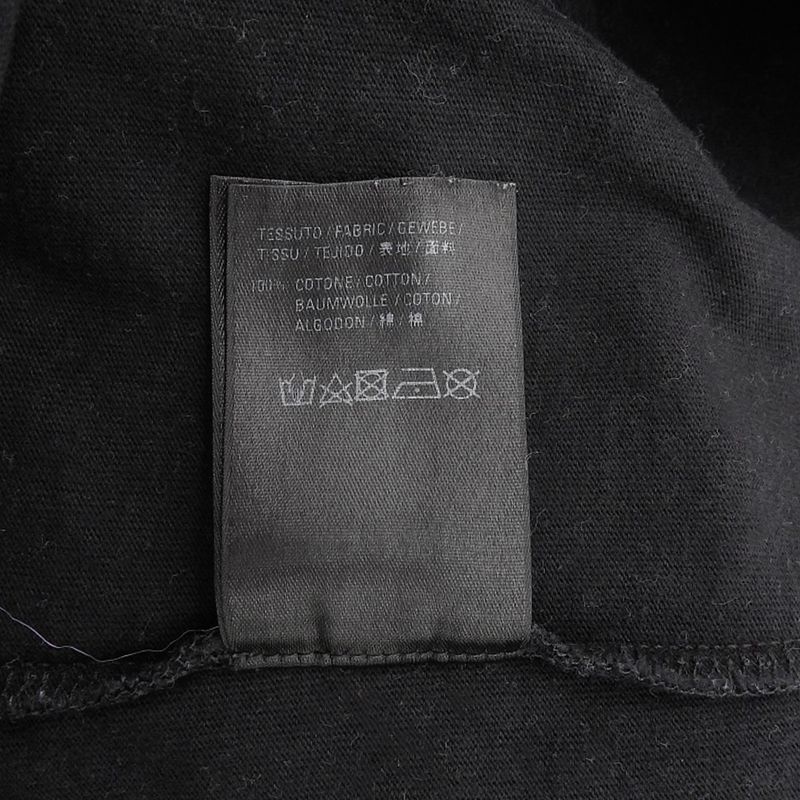 Balenciaga Cotton T-shirt Top Men's Black M 612965 Tivg5 21 Years M