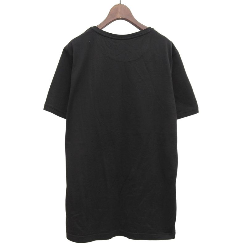 Fendi T-shirt Top Men's Black XL Fy0894a9rl 23 Years XL