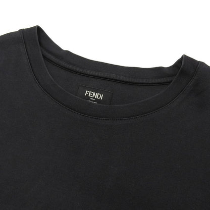 Fendi T-shirt Top Men's Black S Fy1180am77 Made In 22 S