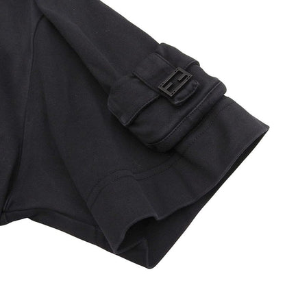 Fendi T-shirt Top Men's Black S Fy1180am77 Made In 22 S