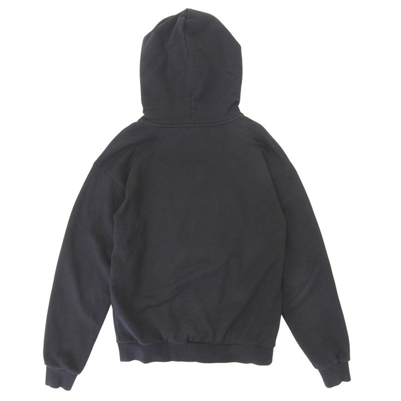 Celine Cotton Logo Pullover Hoodie Top Men's Black XS 2y321670q XS