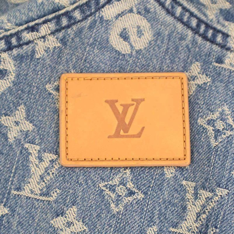 Louis Vuitton X Supreme Louis Vuitton Supreme 17aw LV Jacquard Denim Overalls
