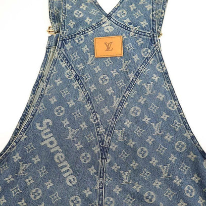 Louis Vuitton X Supreme Louis Vuitton Supreme 17aw LV Jacquard Denim Overalls