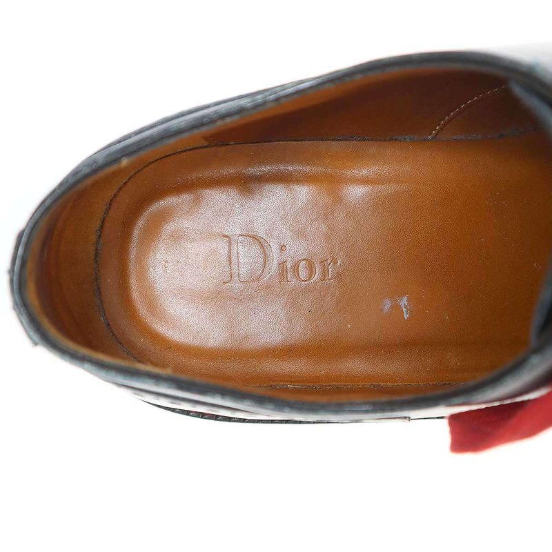 Dior Homme Dior Homme 13ss Wingtip Leather Derby Shoes 3de060vjl Navy 41