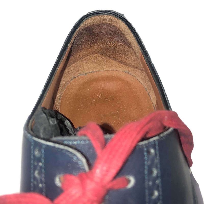 Dior Homme Dior Homme 13ss Wingtip Leather Derby Shoes 3de060vjl Navy 41