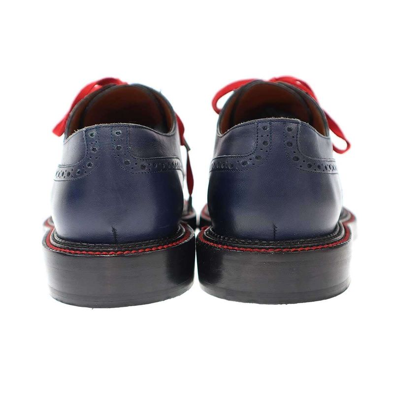Dior Homme Dior Homme 13ss Wingtip Leather Derby Shoes 3de060vjl Navy 41