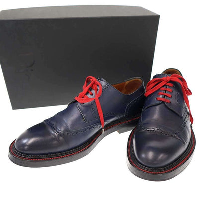 Dior Homme Dior Homme 13ss Wingtip Leather Derby Shoes 3de060vjl Navy 41