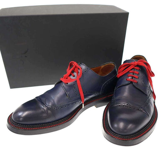 Dior Homme Dior Homme 13ss Wingtip Leather Derby Shoes 3de060vjl Navy 41