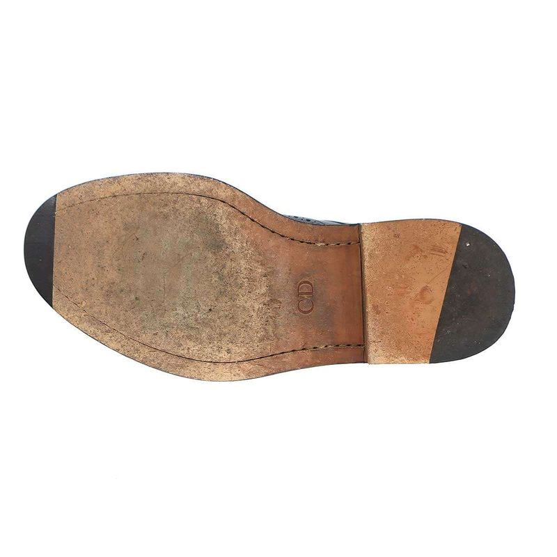 Dior Homme Dior Homme 13ss Wingtip Leather Derby Shoes 3de060vjl Navy 41