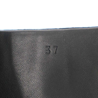 Hermes 23aw H Suede Low Cut Leather Sneakers H232101z Black 37