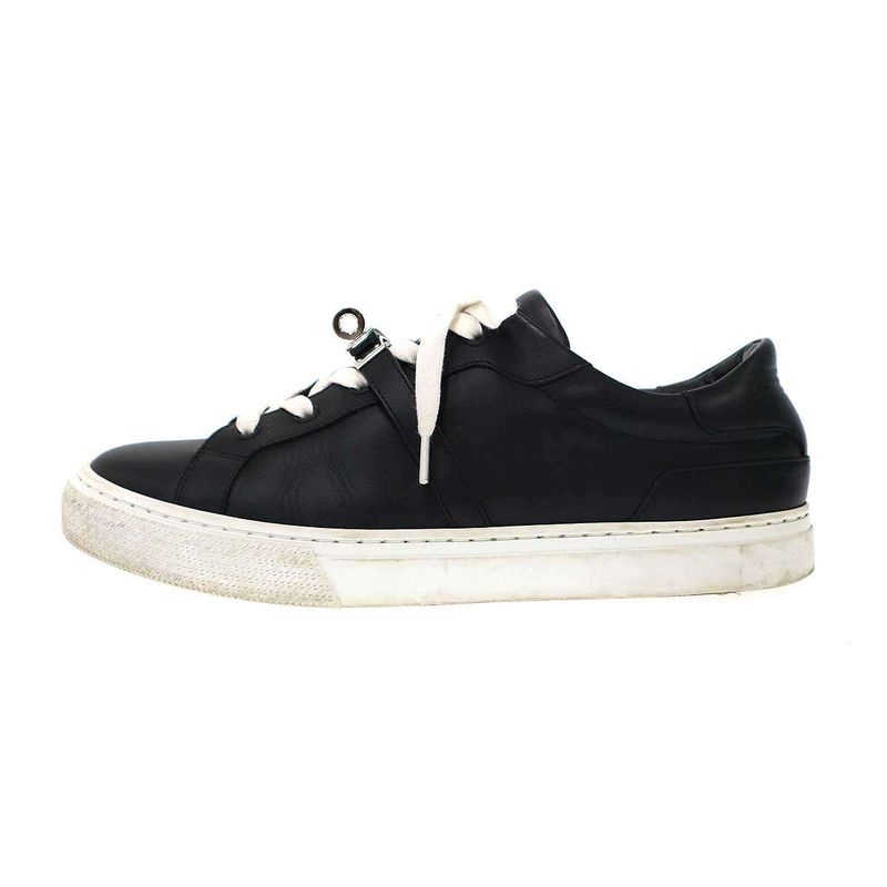 Hermes Day Sneakers Day Kelly Buckle Sneakers Black 39