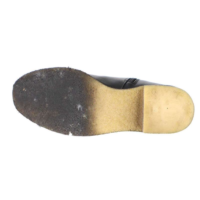 Chanel Coco Cles Peep Sole Leather Boots G31204 Black 38