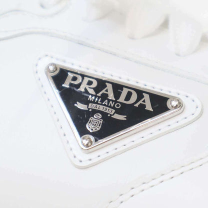 Prada Prax 01 All Leather Sneakers 2ee369 White 7 1 2
