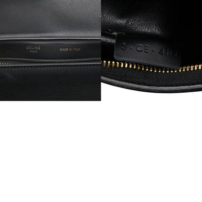 Celine Trapeze Small Tricolor Handbag Shoulder Bag 2WAY Black Multicolor