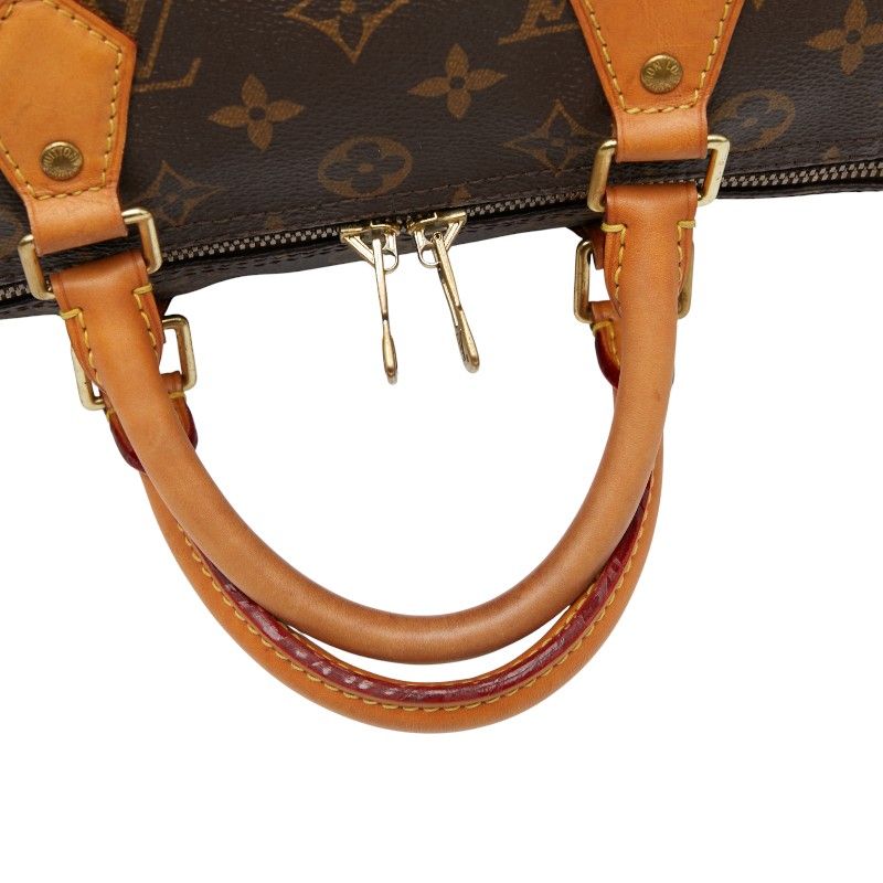 Louis Vuitton Monogram Speedy Bandoliere 30 Handbag Mini Boston Shoulder Bag