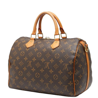 Louis Vuitton Monogram Speedy Bandoliere 30 Handbag Mini Boston Shoulder Bag