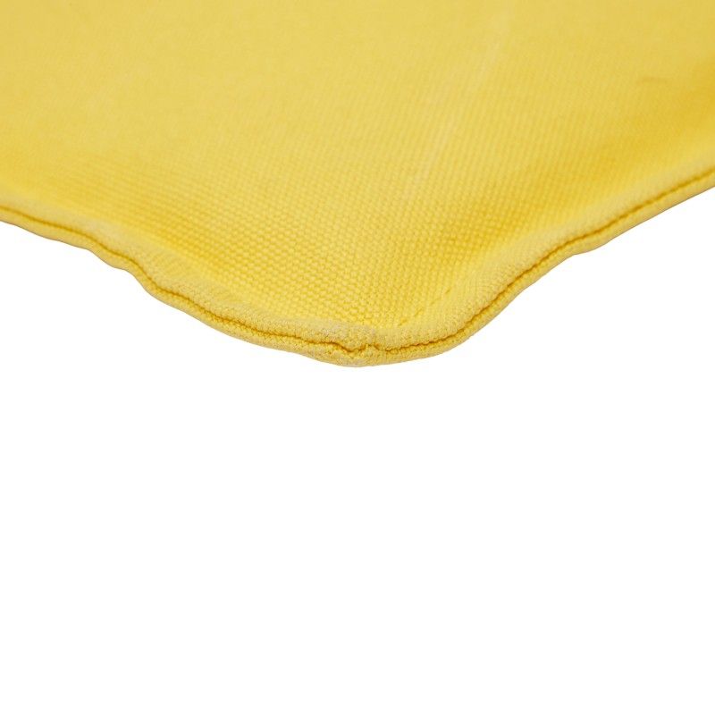 Hermes Yachting MM Clutch Bag Second Bag Pouch Yellow Canvas Ladies Hermes