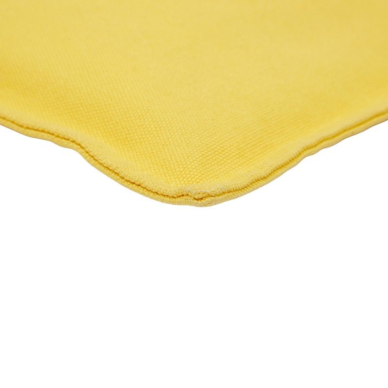 Hermes Yachting MM Clutch Bag Second Bag Pouch Yellow Canvas Ladies Hermes